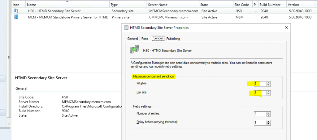 ConfigMgr Server Side Bandwidth Management Options | SCCM