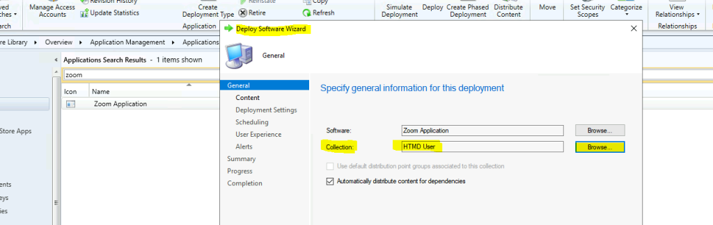 How to Deploy Zoom Application using SCCM 4