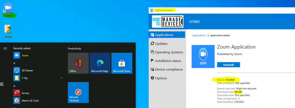 How to Deploy Zoom Application using SCCM 8