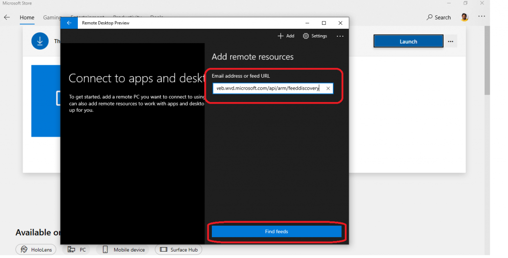 AVD Workspace URL | How to Use Microsoft Store Remote Desktop App | Azure Virtual Desktop Tips - Fig.12