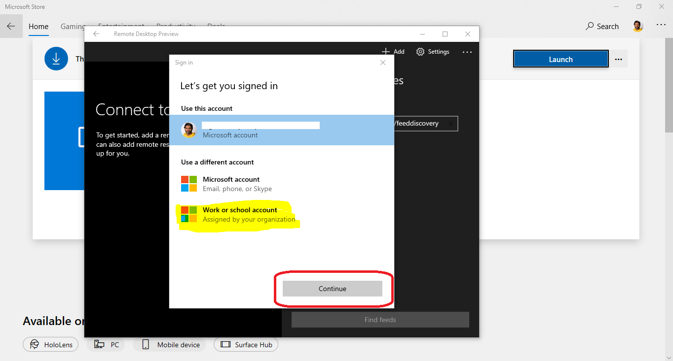 AVD Workspace URL | How To Use Microsoft Store Remote Desktop App ...