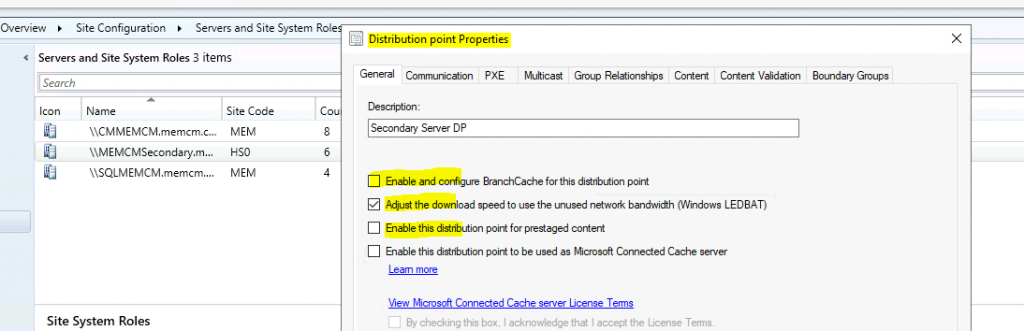 ConfigMgr Server Side Bandwidth Management Options | SCCM