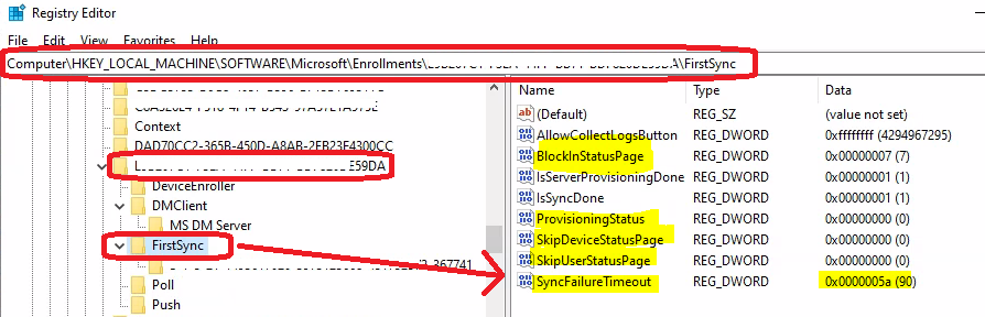 Disable Intune ESP for WVD | FirstSync Registry Entries | Event Logs | Troubleshooting