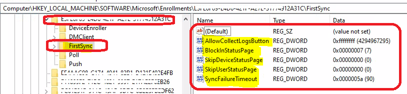 Disable Intune ESP for WVD | FirstSync Registry Entries | Event Logs | Troubleshooting