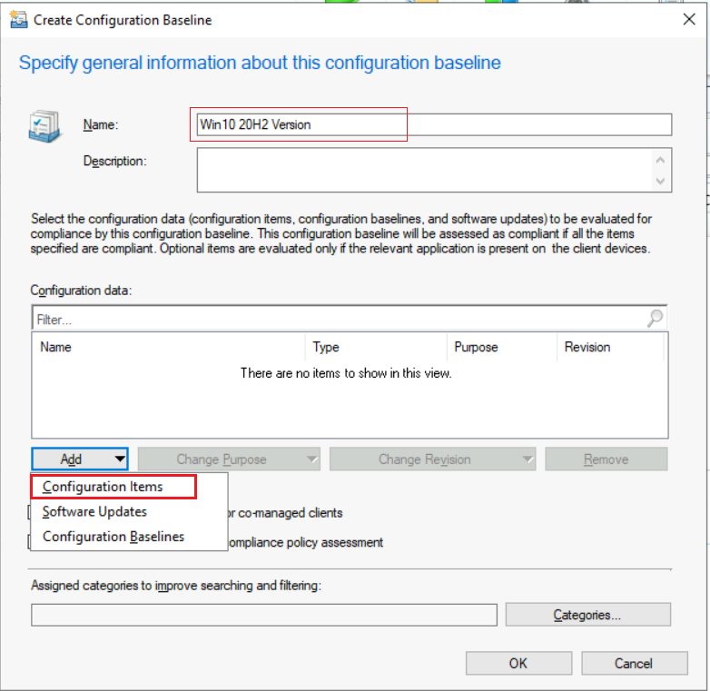 How to Create SCCM Configuration Items Configuration Baselines 2