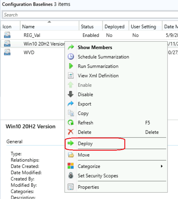 How to Create SCCM Configuration Items Configuration Baselines | ConfigMgr