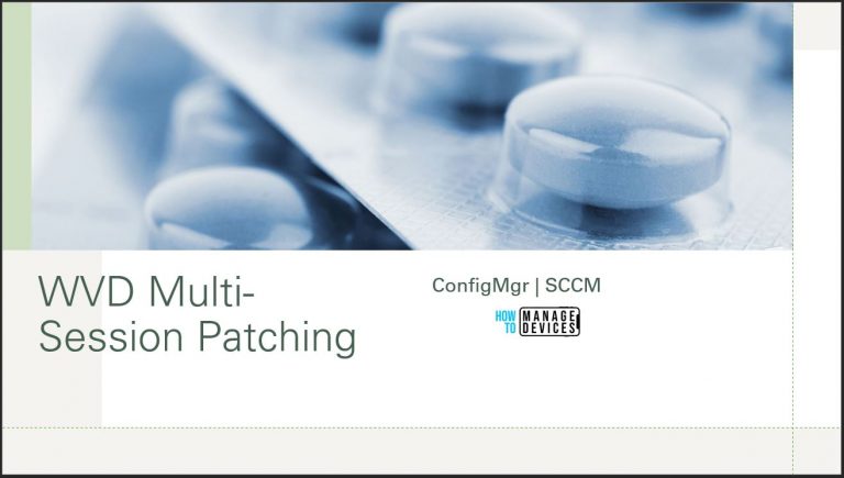 WVD Multi-Session Patching