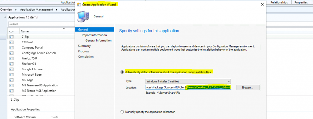 How to Deploy Remote Desktop Client using ConfigMgr | SCCM | WVD