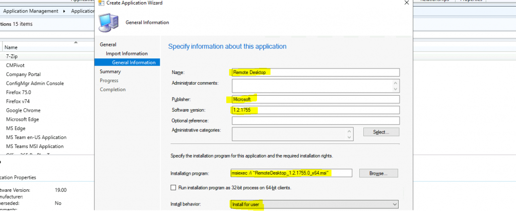 How to Deploy Remote Desktop Client using ConfigMgr | SCCM | WVD