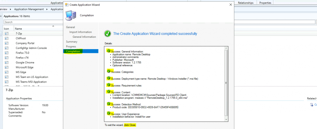 How to Deploy Remote Desktop Client using ConfigMgr | SCCM | WVD