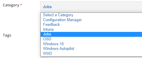 How to Post SCCM Intune Jobs on HTMD Community Forum | HTMD Mobile App | Endpoint Configuration Manager - Fig.5