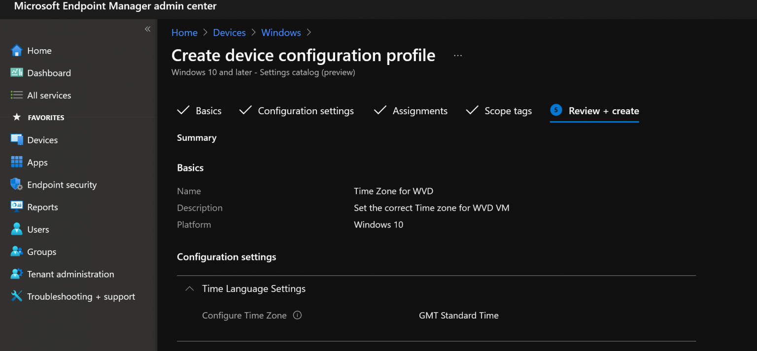 How To Set Time Zone Using Intune MEM HTMD Blog