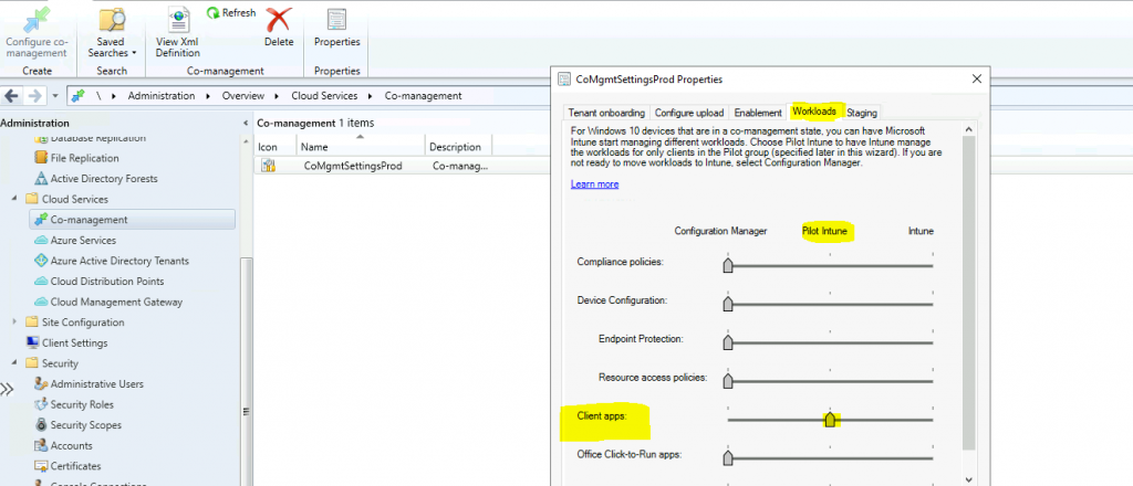 How to Setup SCCM Co-Management to Offload Workloads to Intune - Fig.2
