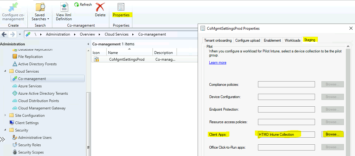 How to Setup SCCM Co-Management to Offload Workloads to Intune 1