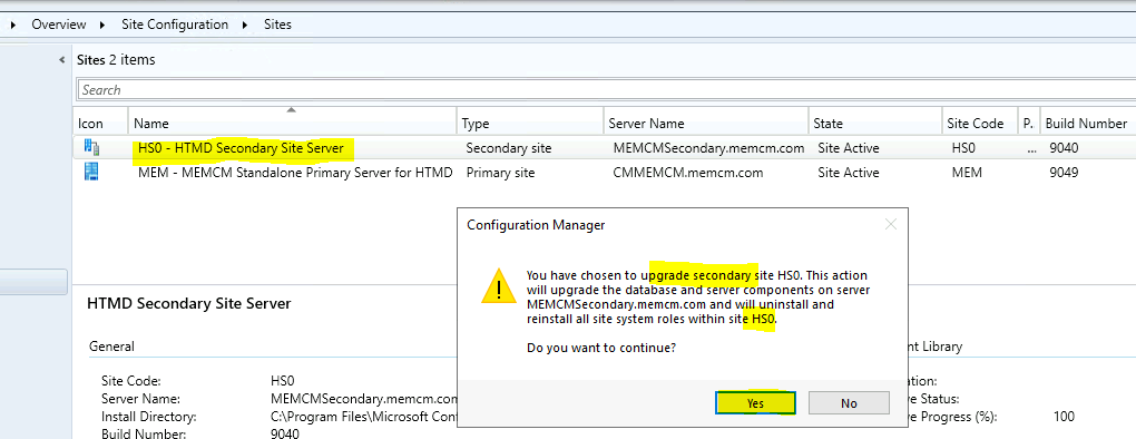 Best ConfigMgr Secondary Server Upgrade Step by Step Guide | SCCM