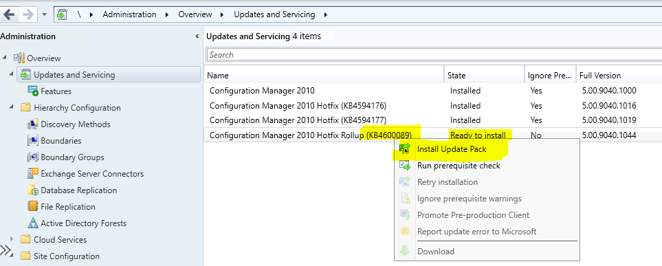 28 Issues Fixed with ConfigMgr 2010 Update Rollup Hotfix KB4600089 | SCCM