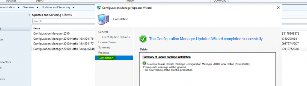 28 Issues Fixed with ConfigMgr 2010 Update Rollup Hotfix KB4600089 | SCCM