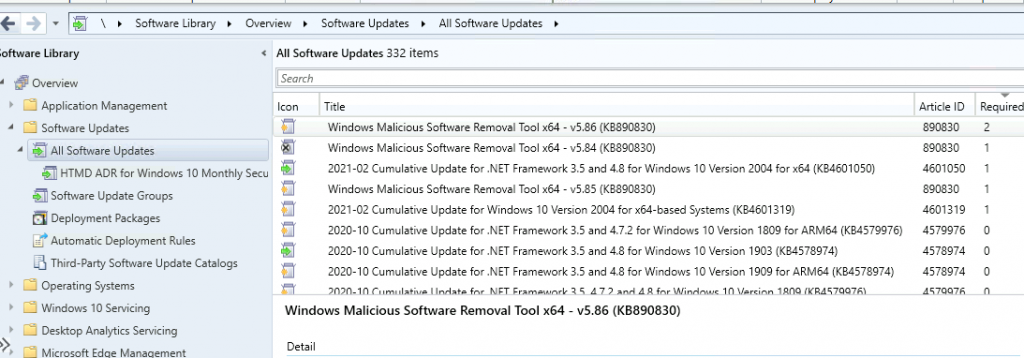 Patch Software Update Deployment Process