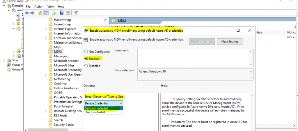 Intune Enrollment using Group Policy | Automatic Enrollment AVD VMs - Fig.7