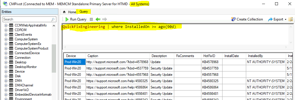 ConfigMgr CMPivot Logs | Background Process Guide | SCCM