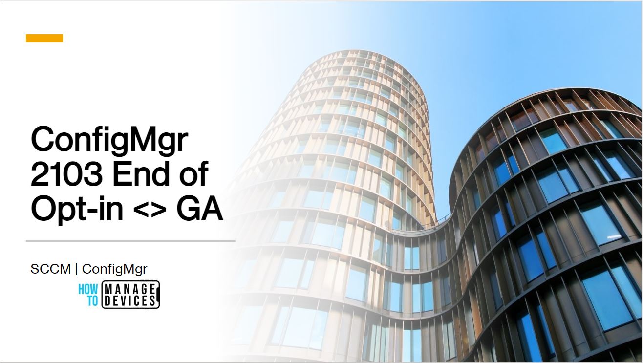 SCCM 2103 is Generally Available