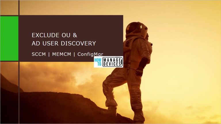 SCCM AD User Discovery