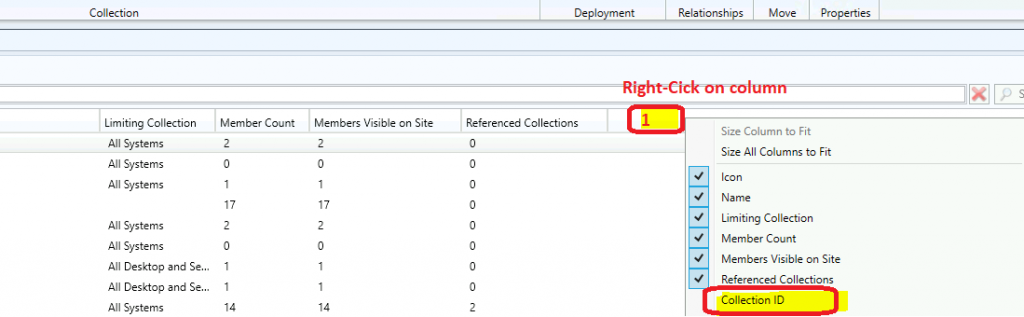 ConfigMgr How to Find Collection ID in SCCM