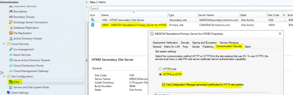 Best Guide to Enable ConfigMgr Enhanced HTTP Configuration | SCCM | eHttp