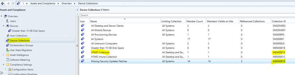 ConfigMgr How to Find Collection ID in SCCM