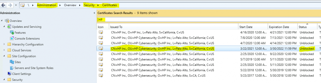 Fix SCCM HP Client Updates Catalog Trust Failed Issue | ConfigMgr - Fig.5