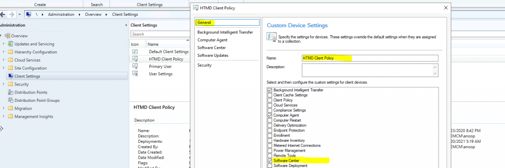SCCM Software Center Custom Tab Setup | ConfigMgr | Best Options - Fig.2