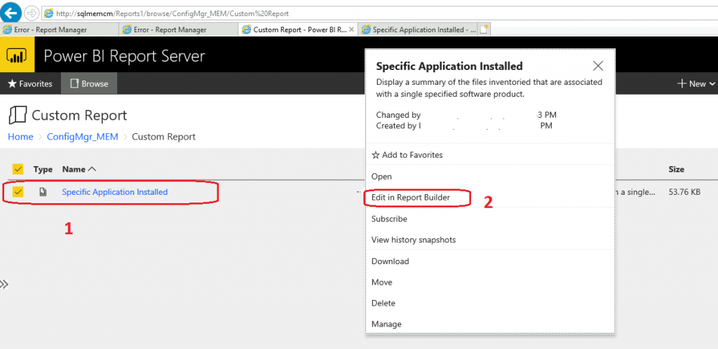 SCCM Dynamic Report Link to Get Specific Application Details | ConfigMgr