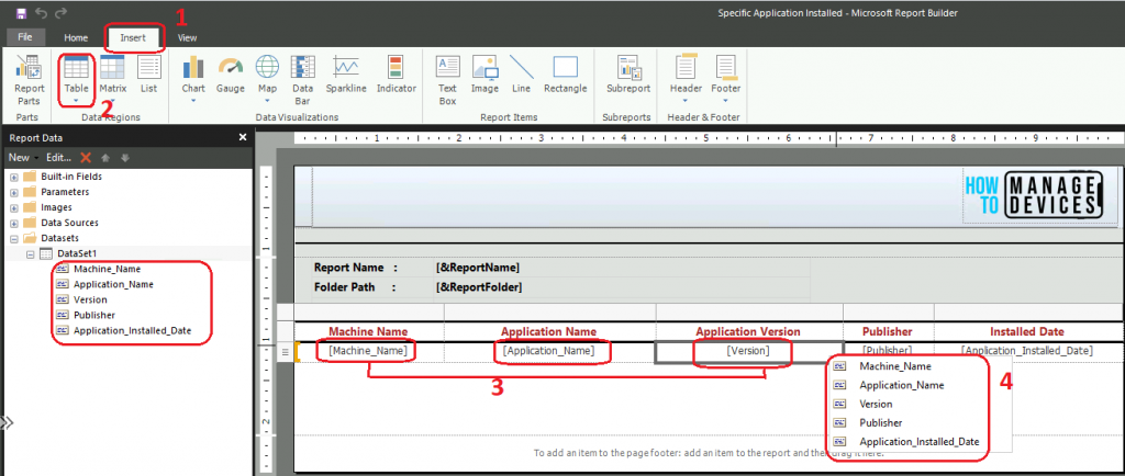 SCCM Dynamic Report Link to Get Specific Application Details | ConfigMgr