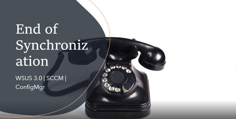 Sync issues with the WSUS 3