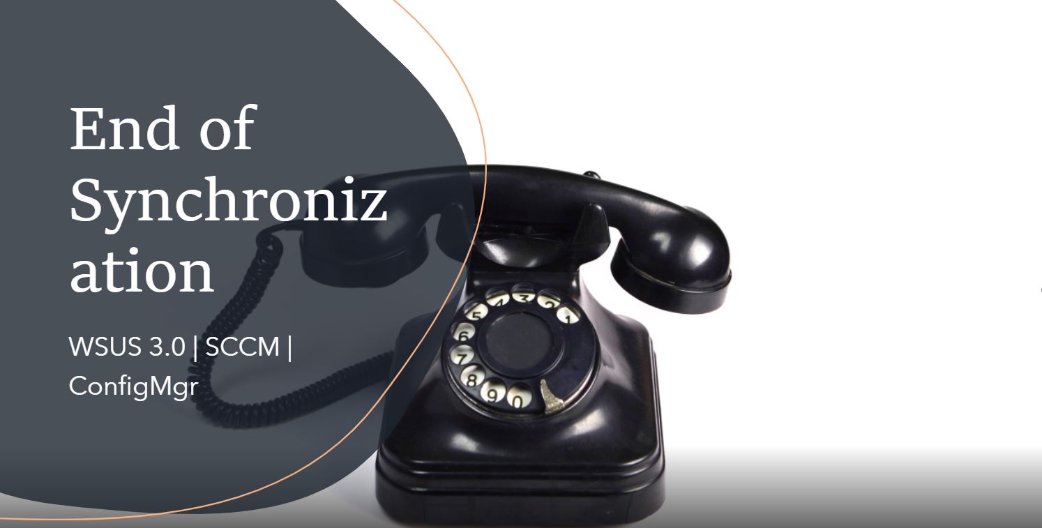 Sync issues with the WSUS 3