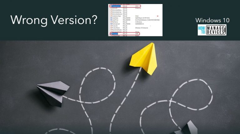 Windows 10 Wrong Version Fix
