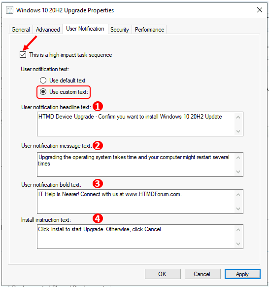 Custom Software Center User Notification for SCCM Task Sequence Deployment | ConfigMgr