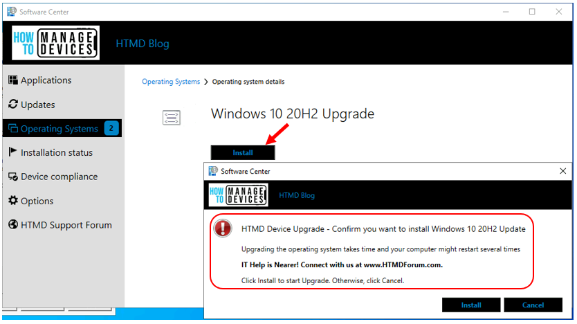 Custom Software Center User Notification for SCCM Task Sequence Deployment | ConfigMgr