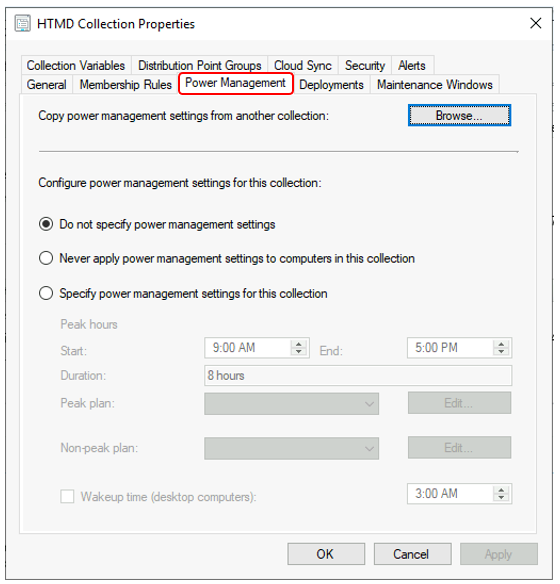 Configure Power Management in Configuration Manager | SCCM