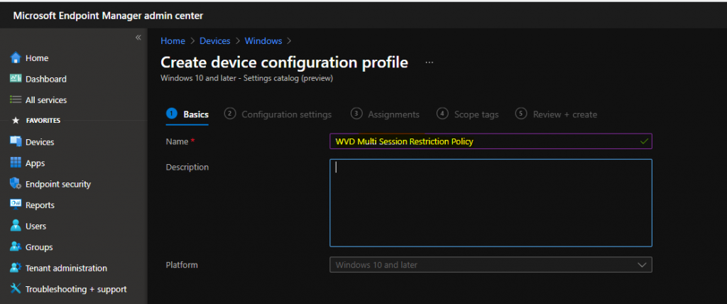AVD Intune Support is Available for Windows 10 or Windows 11 Multi-Session - Fig.4