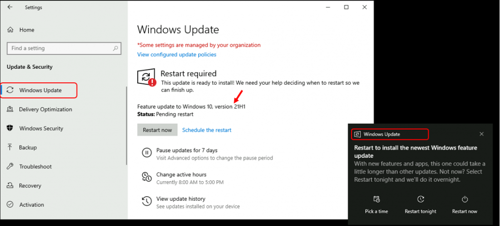 Intune WUfB Feature Update Policy to Upgrade Windows 10 21H1 | Endpoint Manager