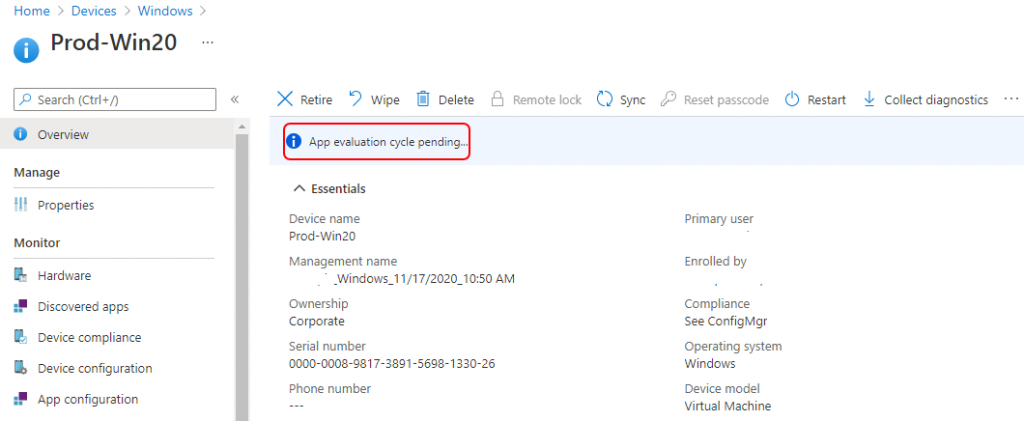 How to Remotely Run Device Actions with Intune for SCCM Clients 7