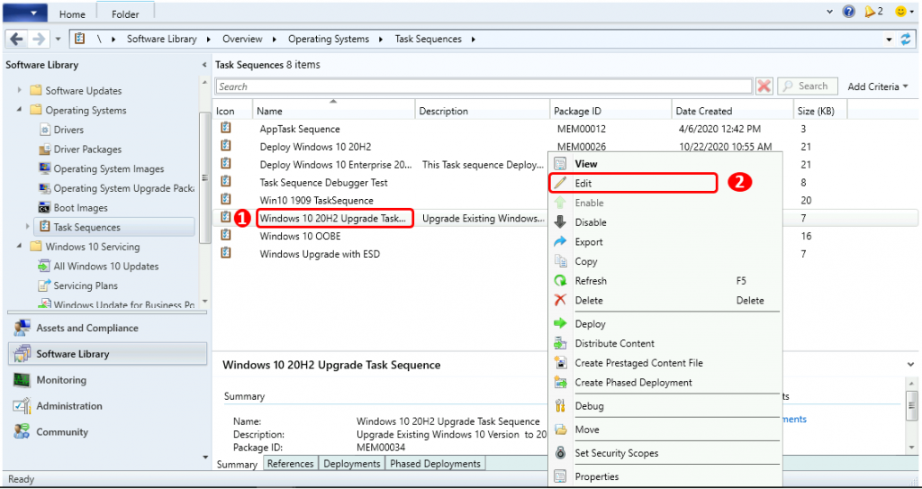 Deploy Windows 10 Feature Update Using SCCM Task Sequence | ConfigMgr