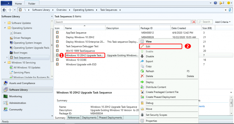 Deploy Windows 10 Feature Update Using SCCM Task Sequence | ConfigMgr ...