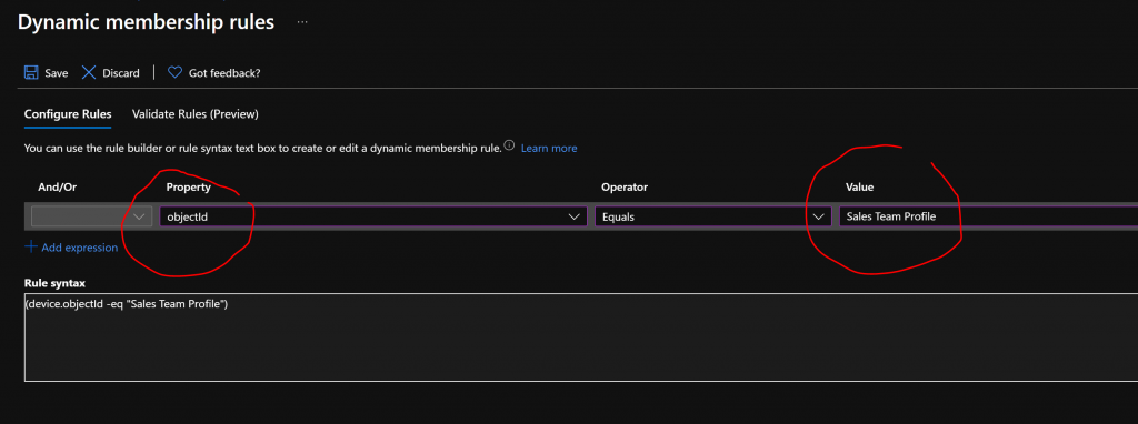 Windows AutoPilot Devices Azure AD Dynamic Groups Intune 1