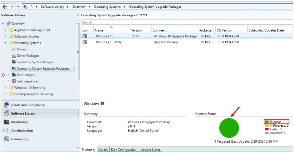 Windows 10 21H1 Upgrade Using SCCM Task Sequence | ConfigMgr