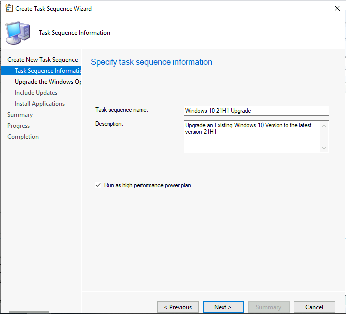 Windows 10 21H1 Upgrade Using SCCM Task Sequence | ConfigMgr