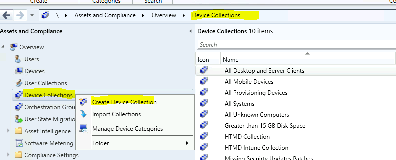 How to Create SCCM Windows 10 21H1 Device Collection Using WQL Query ConfigMgr | Endpoint Manager