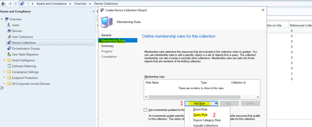 How to Create SCCM Windows 10 21H1 Device Collection Using WQL Query ConfigMgr | Endpoint Manager