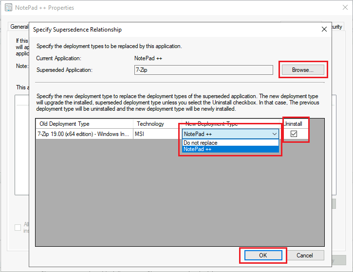 Easy method to use SCCM Application Supersedence | ConfigMgr